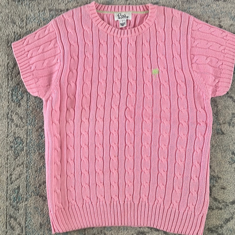 Excellent condition, Lily Pulitzer, short sleeve, summer sweater!